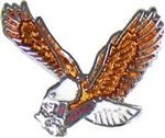 VIEW Eagle In Flight Lapel Pin