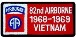 VIEW 82nd AB Div Vietnam Patch