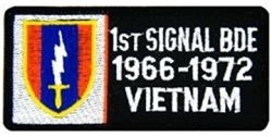 VIEW 1st Signal Brigade Vietnam Patch