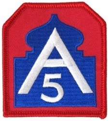 â–ªï¸<!0>5th Army Patch (3")