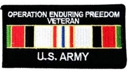 VIEW Afghanistan War Veteran US Army Patch