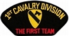 VIEW 1st Cavalry Division "The First Team" Patch