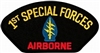 VIEW 1st Special Forces Airborne Patch