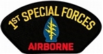 VIEW 1st Special Forces Airborne Patch