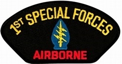 VIEW 1st Special Forces Airborne Patch