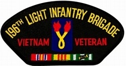 VIEW 196th Light Infantry Brigade Vietnam Veteran Patch