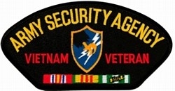 VIEW Army Security Agency Vietnam Veteran Patch