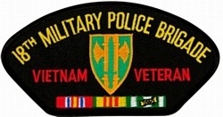 VIEW 18th Military Police Brigade Vietnam Veteran Patch