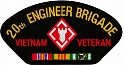 VIEW 20th Engineer Brigade Vietnam Veteran Patch