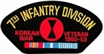 VIEW 7th Infantry Division  Korea Veteran Patch