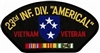 VIEW 23rd Infantry Div Americal Vietnam Veteran :atch