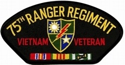 VIEW 75th Ranger Regiment Vietnam VeteranPatch