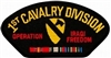 VIEW 1st Cavalry Division Iraq Veteran Patch