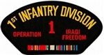 VIEW 1st Infantry Division Iraq Veteran Patch