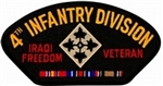 VIEW 4th Infantry Division Iraq Veteran Patch
