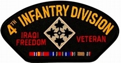 VIEW 4th Infantry Division Iraq Veteran Patch