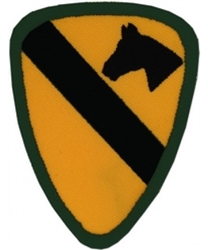 VIEW 1st Cavalry Division Back Patch