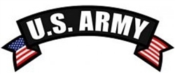 VIEW US Army Rocker Back Patch