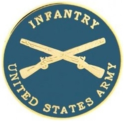 VIEW Infantry US Army Lapel Pin