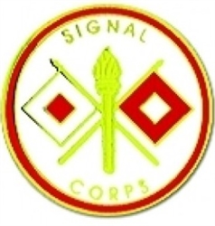 VIEW US Army Signal Corps Lapel Pin