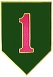 VIEW 1st Inf Div Lapel Pin