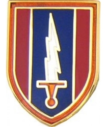 VIEW 1st Sig Bde Lapel Pin