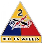 VIEW 2nd Armored Lapel Pin