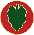 VIEW 24th Infantry Division Lapel Pin