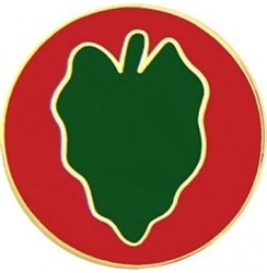 VIEW 24th Infantry Division Lapel Pin