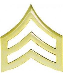 VIEW US Army E5 Sergeant Lapel Pin