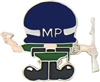 VIEW Military Police Man Lapel Pin