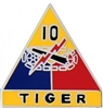 VIEW 10th Armored Lapel Pin