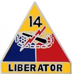 VIEW 14th Armored Division Lapel Pin