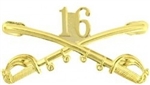 VIEW 16th Cavalry Regiment Lapel Pin