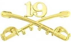 VIEW 19th Cav Rgt Lapel Pin