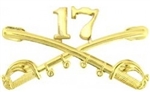 VIEW 17th Cavalry Regiment Lapel Pin