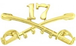 VIEW 17th Cavalry Regiment Lapel Pin