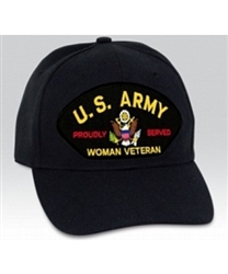 VIEW US Army Woman Veteran Ball Cap