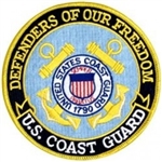 VIEW US Coast Guard Defenders Of Freedom Back Patch