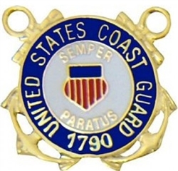 VIEW US Coast Guard 1790 Lapel Pin