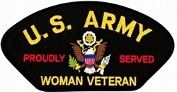 VIEW US Army Woman Veteran Patch