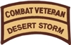 VIEW Combat Veteran Desert Storm Patch