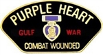 VIEW Gulf War Purple Heart Combat Wounded Lapel Pin