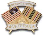 VIEW Desert Storm Veteran Lapel Pin