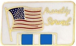 VIEW Korea Proudly Served Lapel Pin