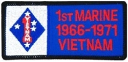 VIEW 1st Marine Division Vietnam Patch