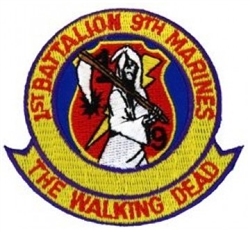 <!0>â–ªï¸9th Marine Regiment, 1st Battalion "The Walking Dead" Patch (3")