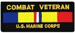 â–ªï¸Combat Veteran US Marine Corps Patch (3")