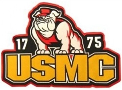 VIEW USMC 1775 Bulldog Back Patch