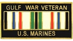 VIEW USMC Gulf War Veteran Lapel Pin